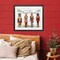 Stupell Industries Nuts About Christmas Nutcrackers Framed Print Under Glass, design by Kim Allen